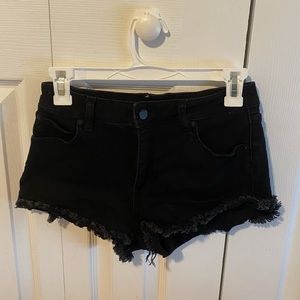 Black shorts size 25